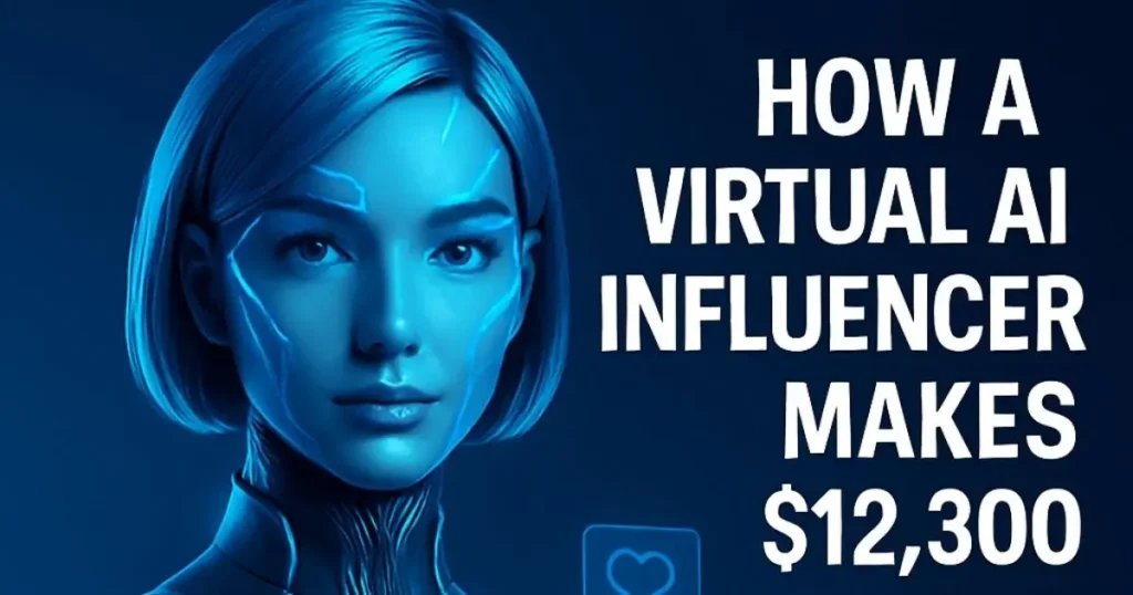 How a Virtual AI Influencer Makes $12,300/Month – Futuristic AI Marketing