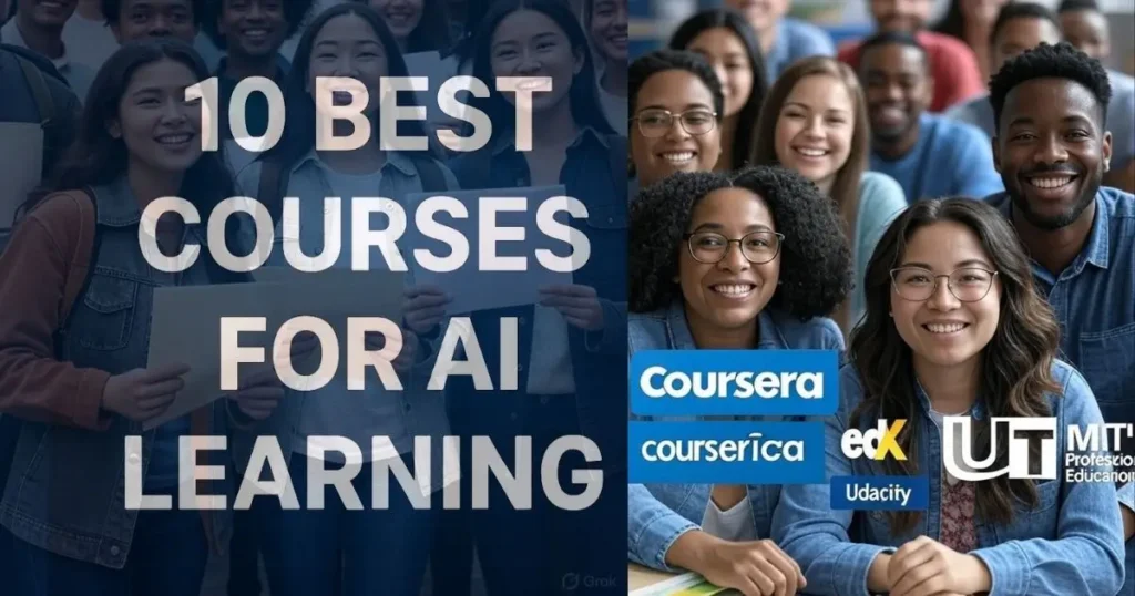A diverse group of joyful students celebrating with certificates in hand, surrounded by a vibrant university campus setting.