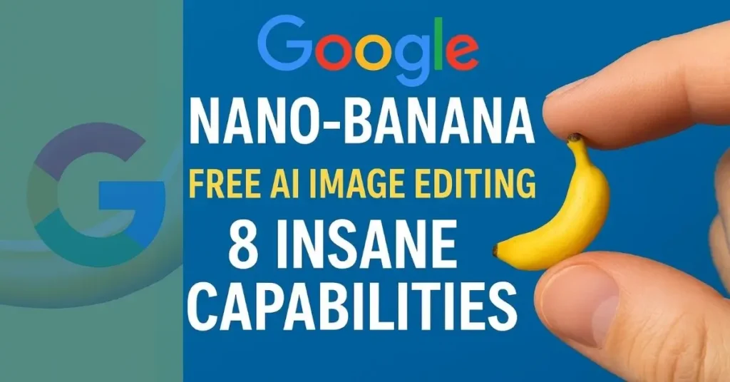 Google Nano Banana: Free AI image Editing tool