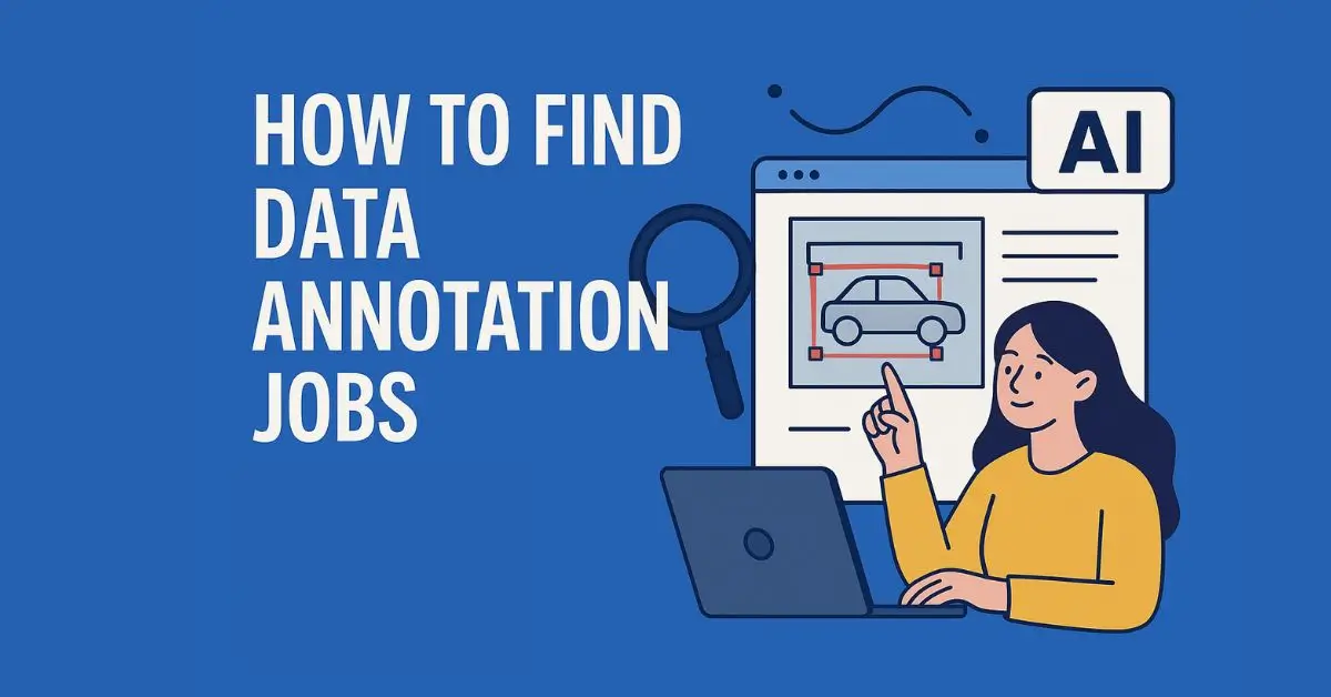 How to Find Data Annotation Jobs : guide illustration